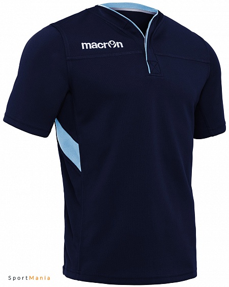 60050710 Футболка Macron Lava темно-синий, голубой