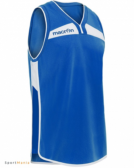 45280301 Баскетбольная майка Macron Arsenic синий, белый