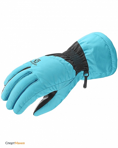 L39501000 Женские перчатки Salomon Gloves Force W голубой, черный