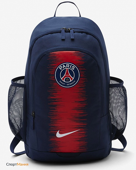 BA5369-421 Рюкзак Nike PSG FC Stadium синий, красный