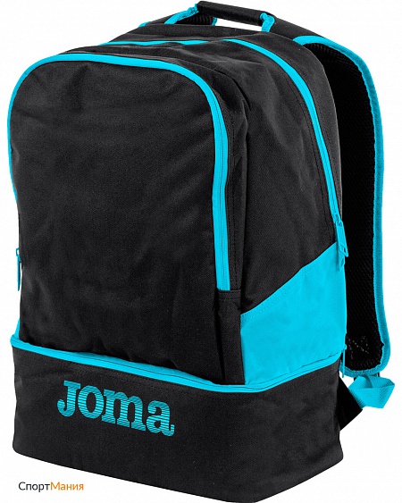 400234.116 Рюкзак Joma Estadio III черный, голубой