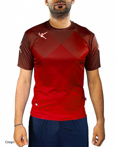 M1112-0812 Футболка игровая Legea Breda красный, бордовый