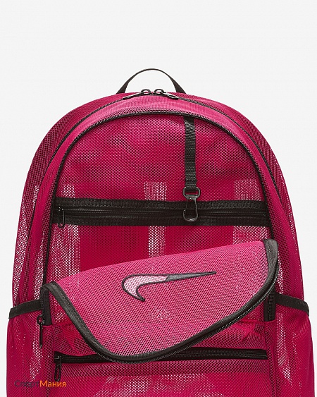 BA5388-666 Рюкзак Nike Brasilia Mesh Training красный