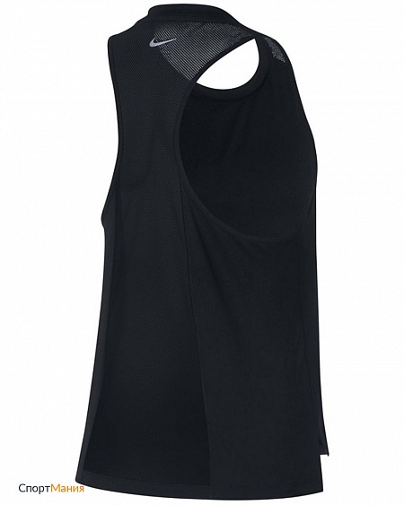 AH4849-010 Женская майка Nike Dry Miler Tank Hb черный
