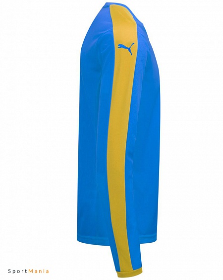702088401 Лонгслив игровой Puma Pitch синий, желтый