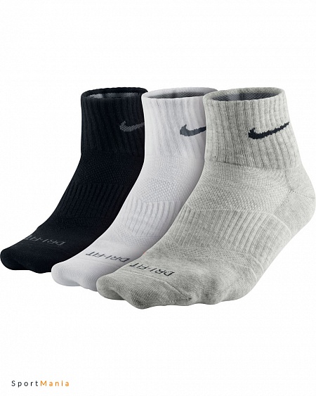 SX4847-901 Носки спортивные Nike  белый, серый, черный