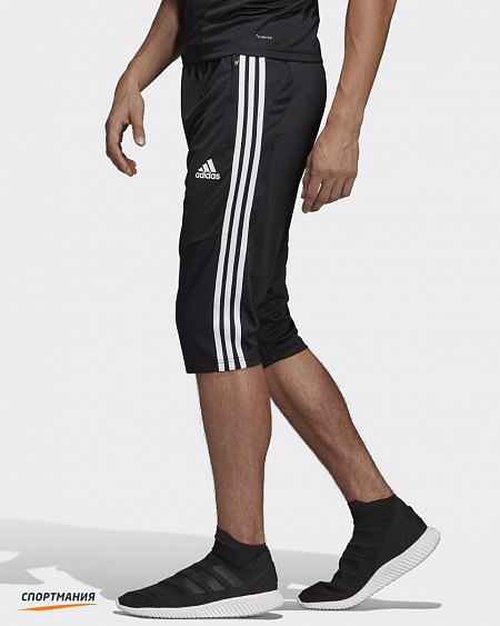 D95948 Бриджи тренировочные Adidas Tiro19 3/4 черный, белый