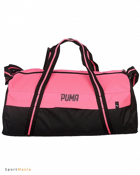 07441801 Сумка женская Puma Fundamentals розовый, черный