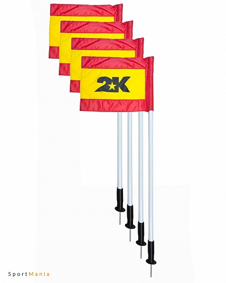 129202 Флажки угловые 2K Erfurt оранжевый