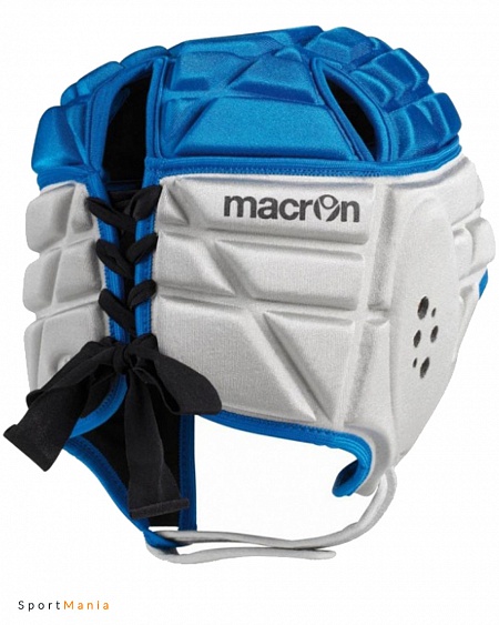 69112303 Шлем регбийный Macron Helmet серый, синий