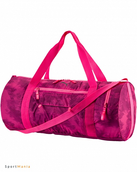 07441902 Сумка женская Puma Fit at Sports Duffle красный, розовый