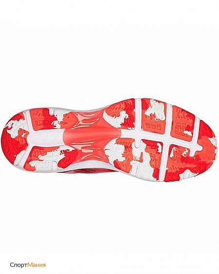 1072A016-614 Женские волейбольные кроссовки Asics Netburner Pro FF (W) красный, белый