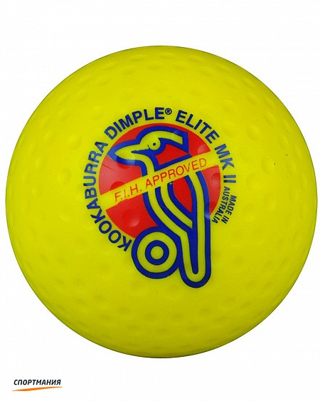 LB400Y Мяч для хоккея на траве Kookaburra Dimple Elite неоновый-желтый