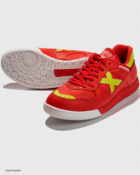 4100913 Футзалки X-Munich Continental красный, желтый, белый