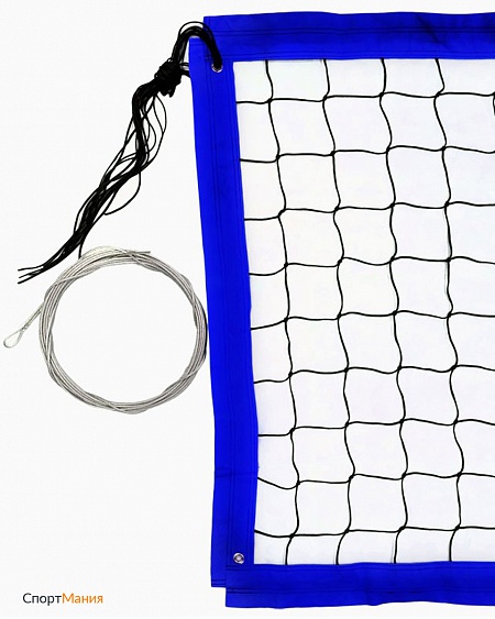 FS-PV-№18 Любительская сетка для пляжного волейбола Made in Russia FS-PV 18 черный, синий