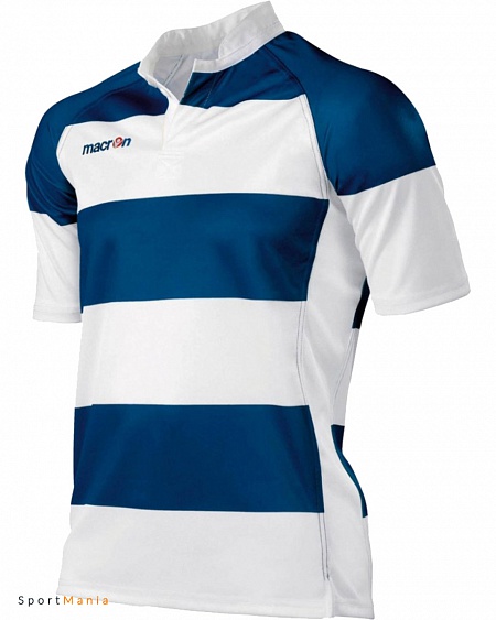 60040701 Футболка Macron Forge белый, темно-синий