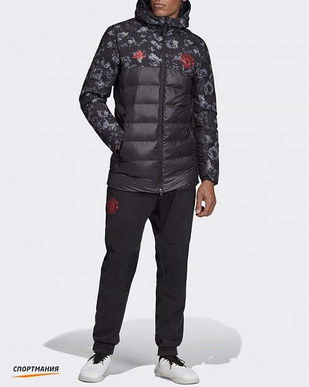 DX9066 Утепленная куртка Adidas Manchester United Padded серый, черный