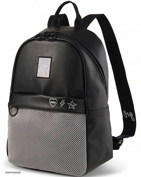 7795901 Рюкзак Puma Galentines Backpack Prime черный, серый