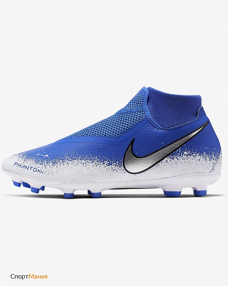 AO3258-410 Бутсы Nike Phantom Vision Academy Dynamic Fit MG синий, белый