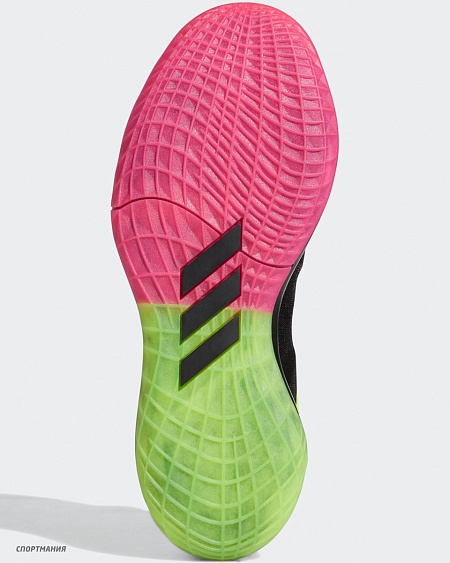GZ2955 Кроссовки баскетбольные Adidas Harden Stepback 2 черный, салатовый, розовый