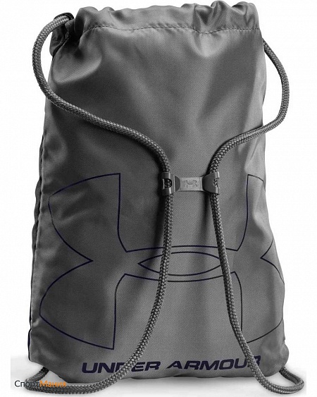 1240539-410 Рюкзак-мешок Under Armour Ozsee Sackpack темно-синий, серый, белый
