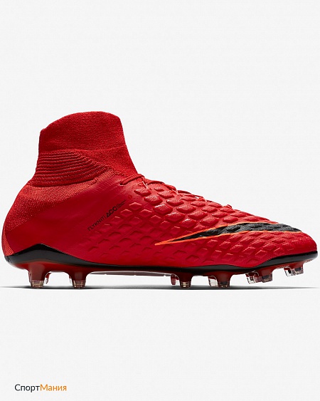 860643-616 Бутсы Nike Hypervenom Phantom III DF FG красный, черный