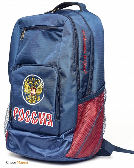 18463 Рюкзак Atributika&Club Россия синий, красный