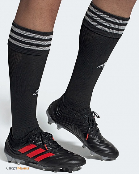 F35518 Бутсы Adidas Copa 19.1 FG черный, красный