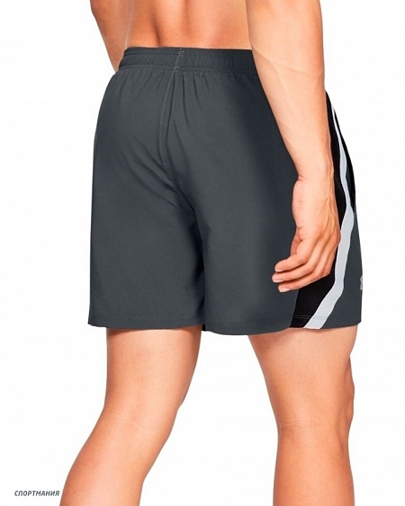 1326571-012 Шорты для бега Under Armour Launch Sw 5" Short серый, белый