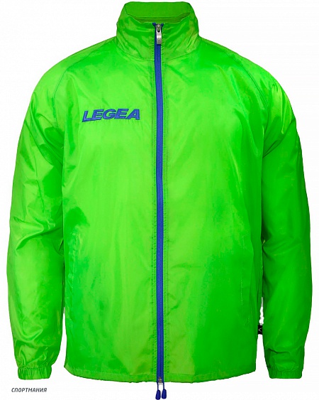 K207-2802 Ветровка детская с капюшоном Legea Cairo Tuono светло-зеленый