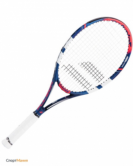 121187 Ракетка теннисная Babolat Pulsion 102 Gr2 темно-синий, красный, белый