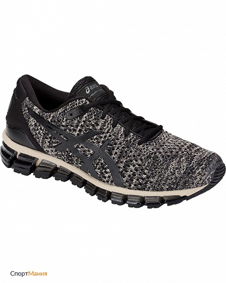 T840N-024 Беговые кроссовки Asics Gel-Quantum 360 Knit 2 серый, черный