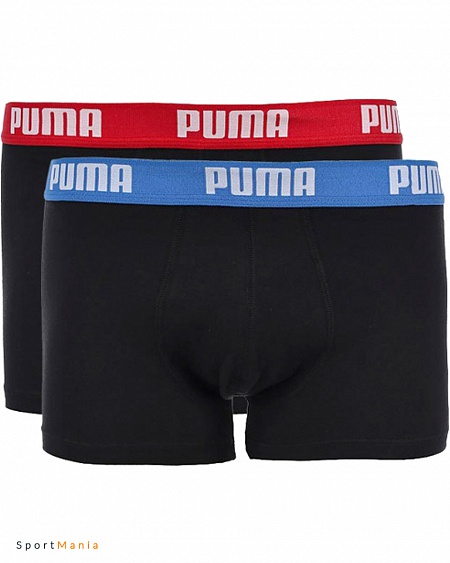 88887011 Трусы Puma Basic Trunk черный, красный, синий