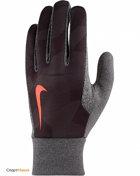GS0321-011 Перчатки игрока Nike Hyperwarm серый, коричневый, оранжевый