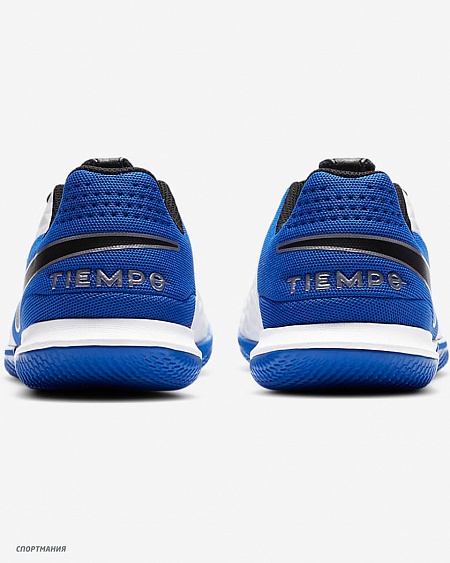 AT5735-104 Детские футзалки Nike Legend 8 Academy IC JR белый, синий, черный