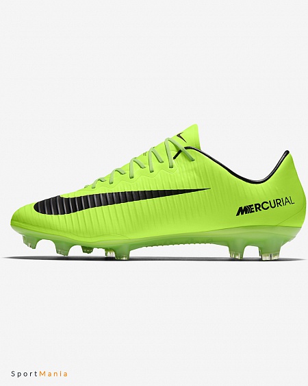 831958-303 Бутсы Nike Mercurial Vapor XI FG светло-зеленый, черный