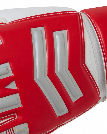 5026075 Детские вратарские перчатки Macron Oryx Fingersave красный, белый, серый