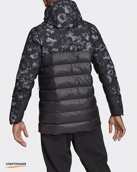 DX9066 Утепленная куртка Adidas Manchester United Padded серый, черный